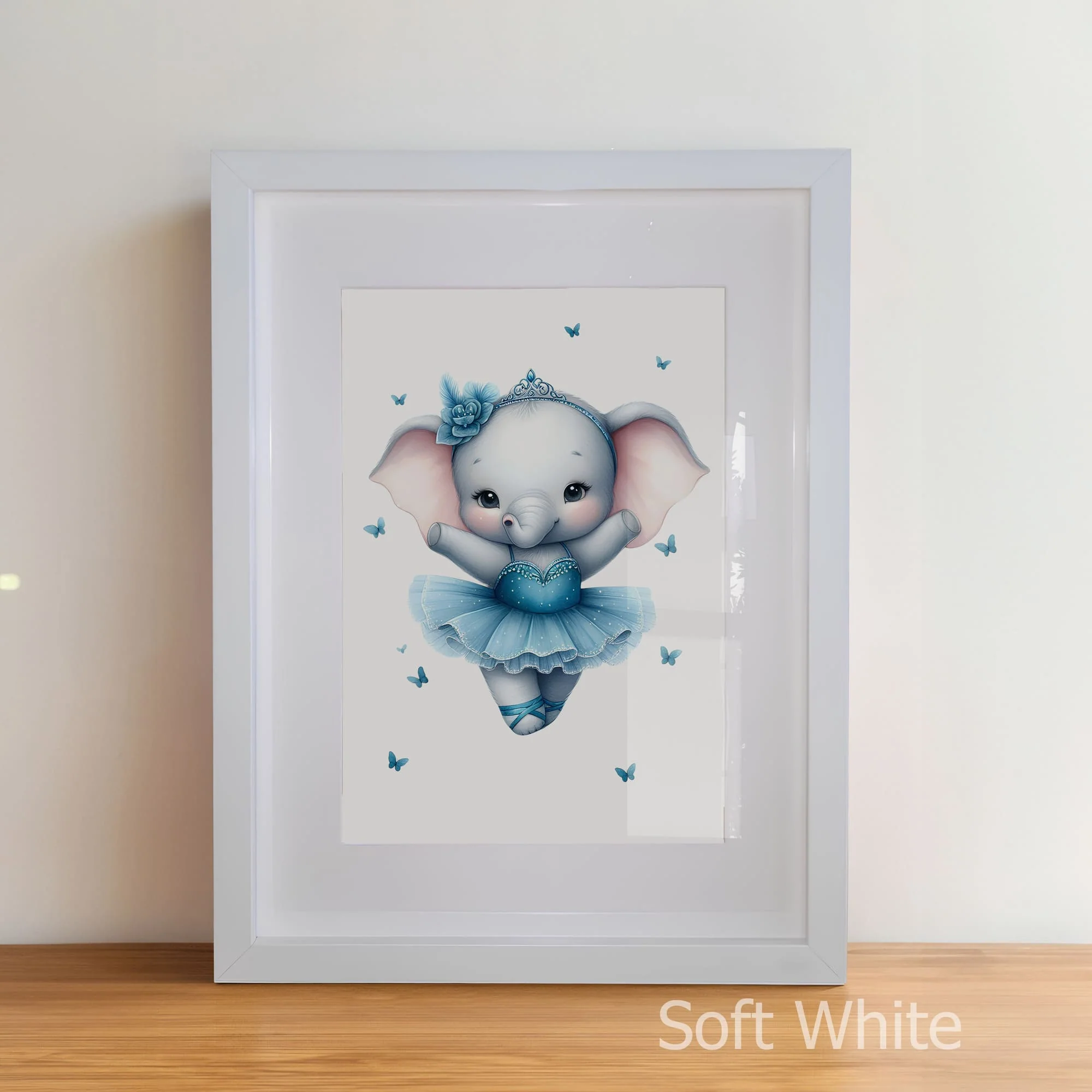 Blue Ballerina | Set of 3 Personalised Children's Prints - Image 6