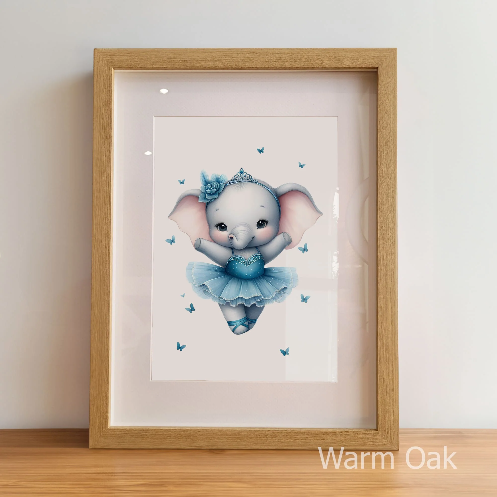 Blue Ballerina | Set of 3 Personalised Children's Prints - Image 7