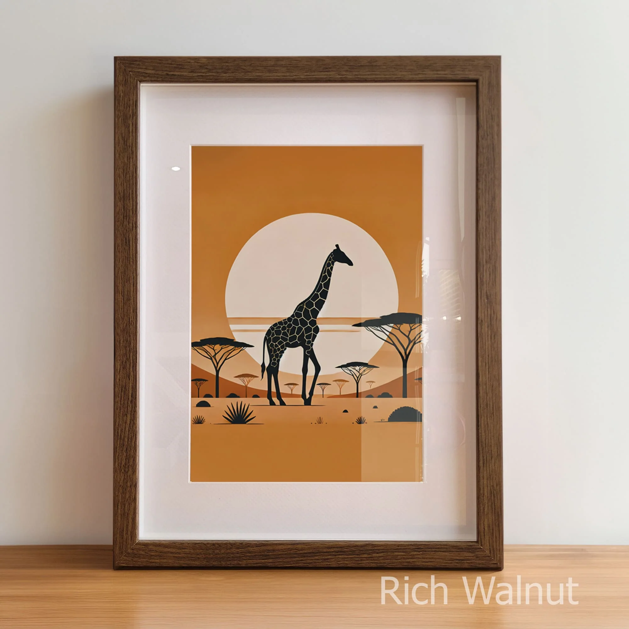 Boho Minimalist Summer Safari | Children's Wall Art Set of 3 - Image 6