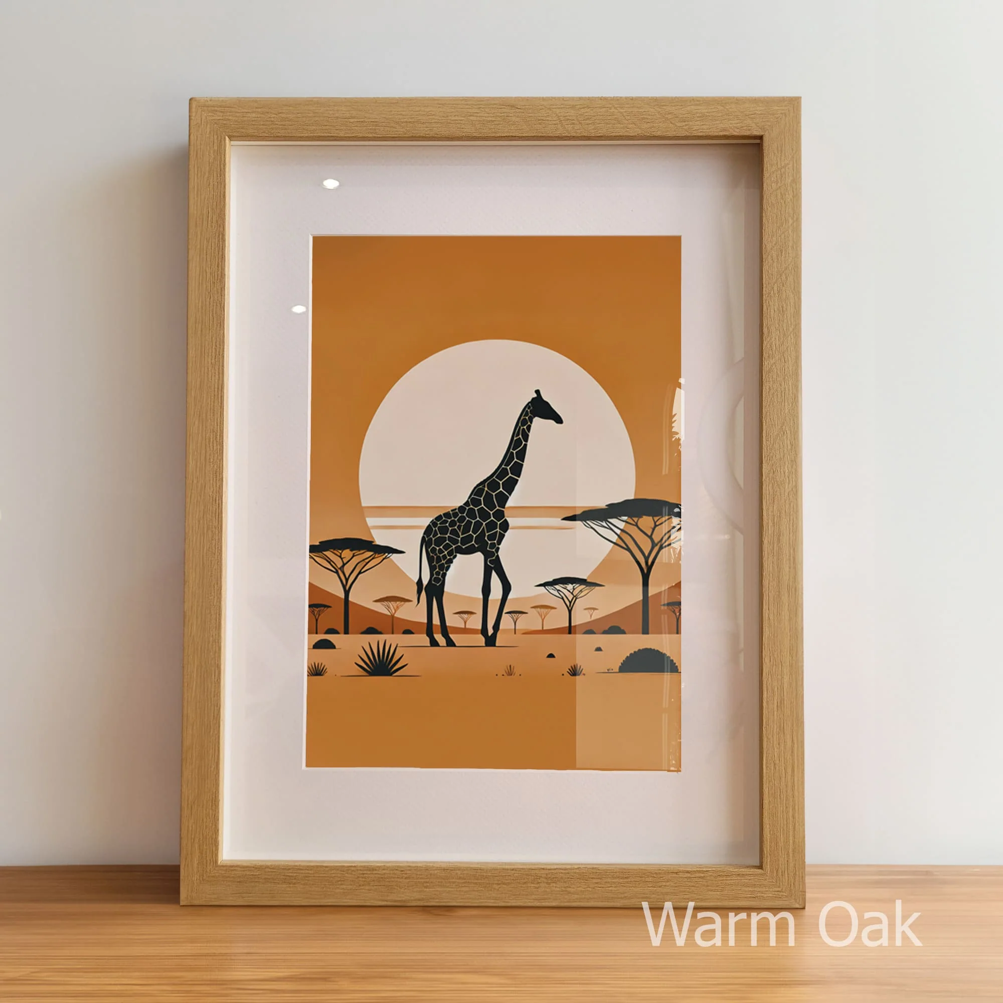 Boho Minimalist Summer Safari | Children's Wall Art Set of 3 - Image 7