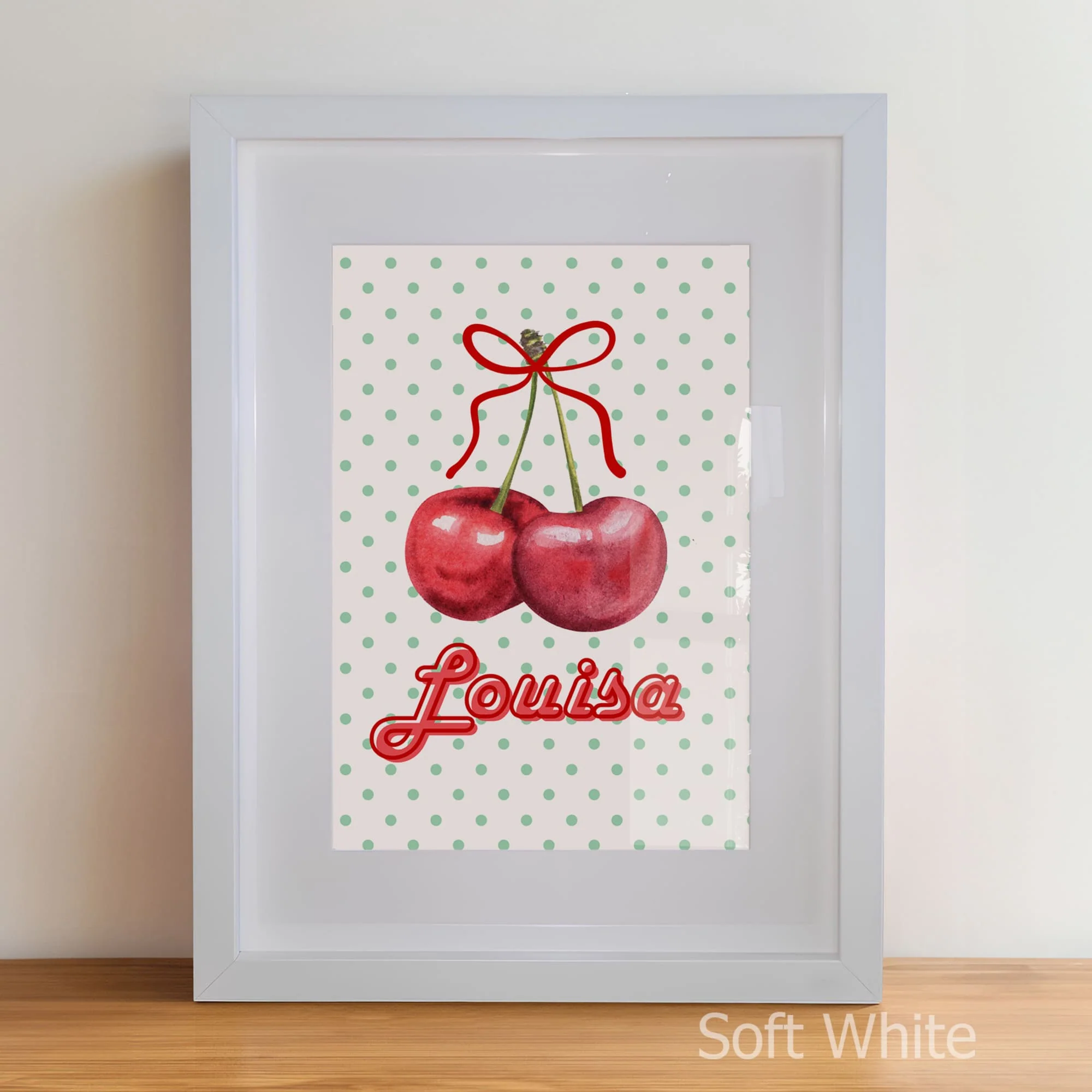 Cherry Sweet Dreams Retro Cherry Bedroom Décor | Set of 3 - Image 4
