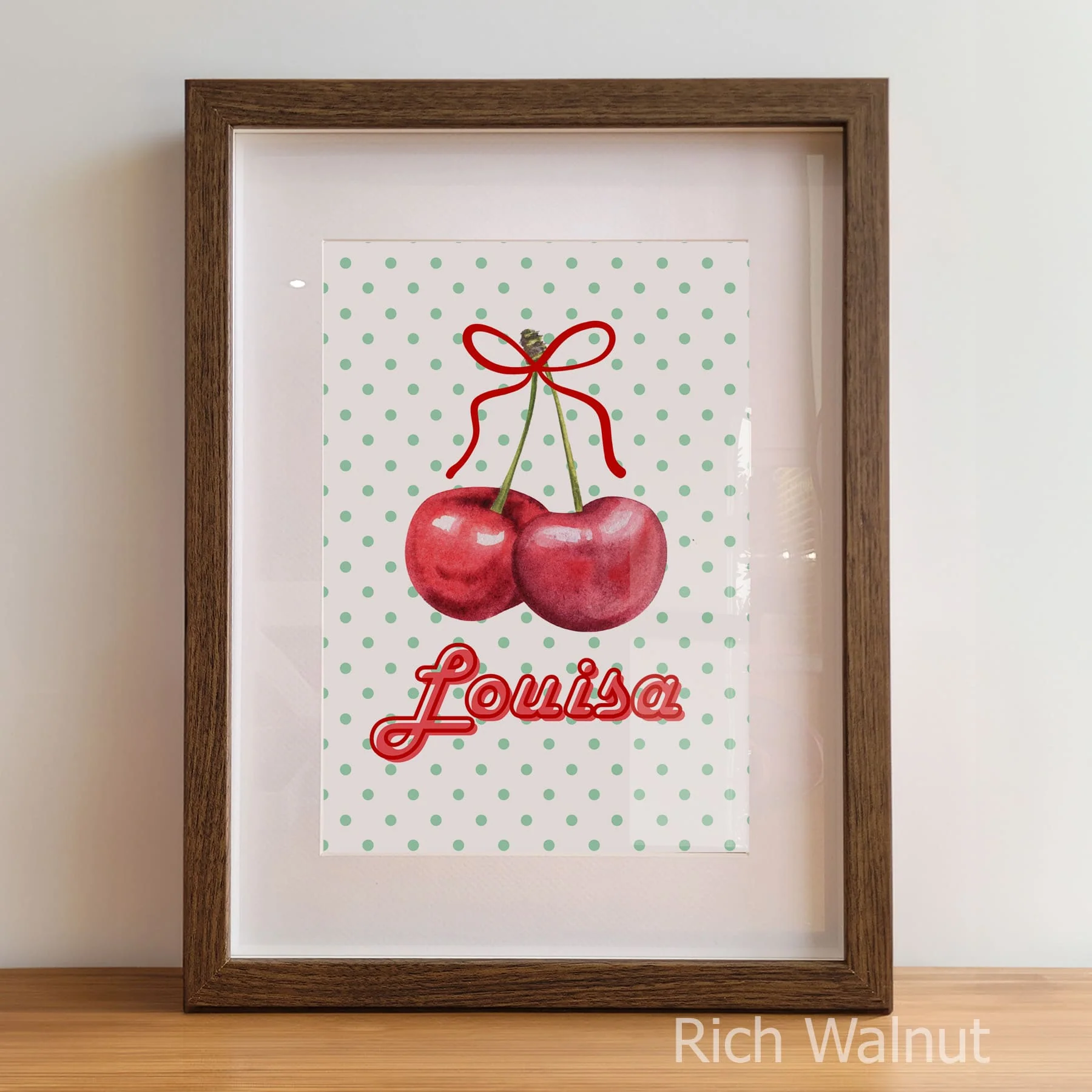 Cherry Sweet Dreams Retro Cherry Bedroom Décor | Set of 3 - Image 5