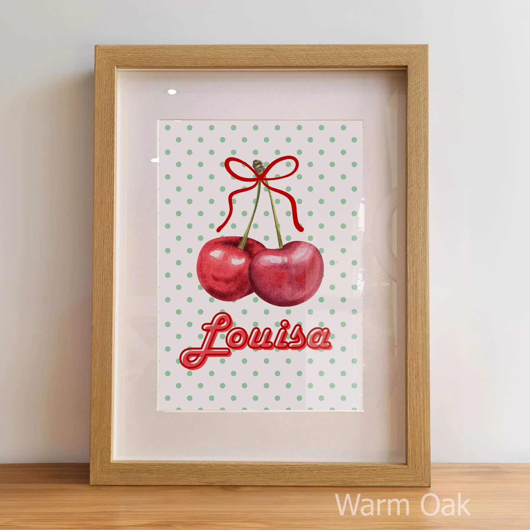 Cherry Sweet Dreams Retro Cherry Bedroom Décor | Set of 3 - Image 6