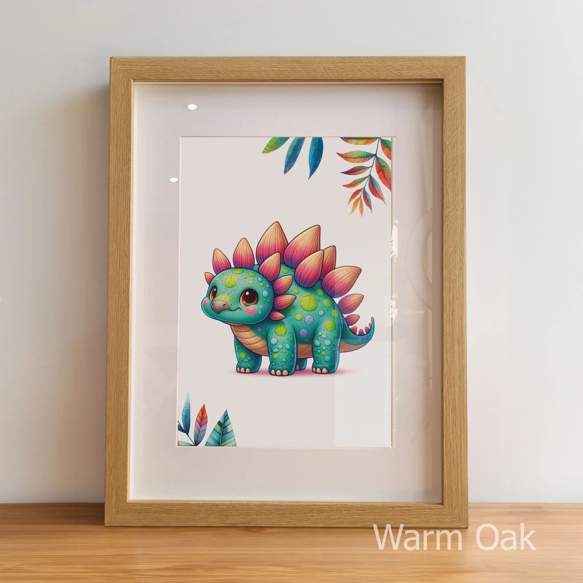 Cute Dinosaur Prints | Personalised Nursery Wall Art Set of 3 - Image 6