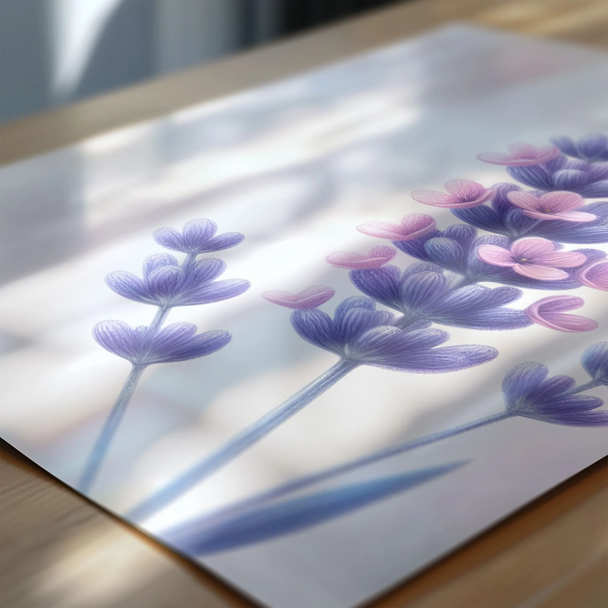 Floral Trio | Daisy, Poppy & Lavender Prints Set of 3 - Image 4