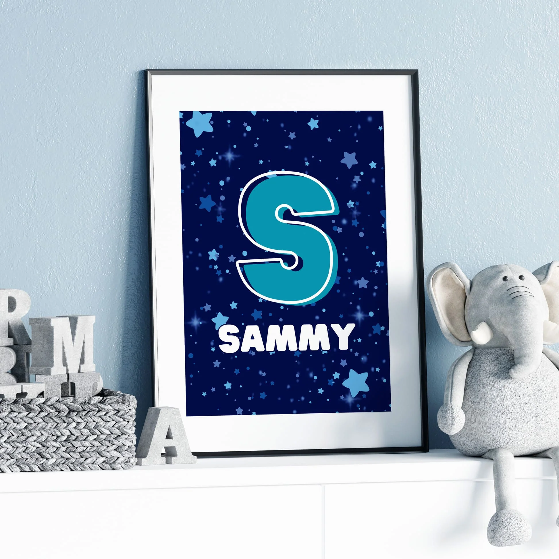 Fun Astronaut Print Set | Personalised Nursery Prints Set of 3 - Image 3
