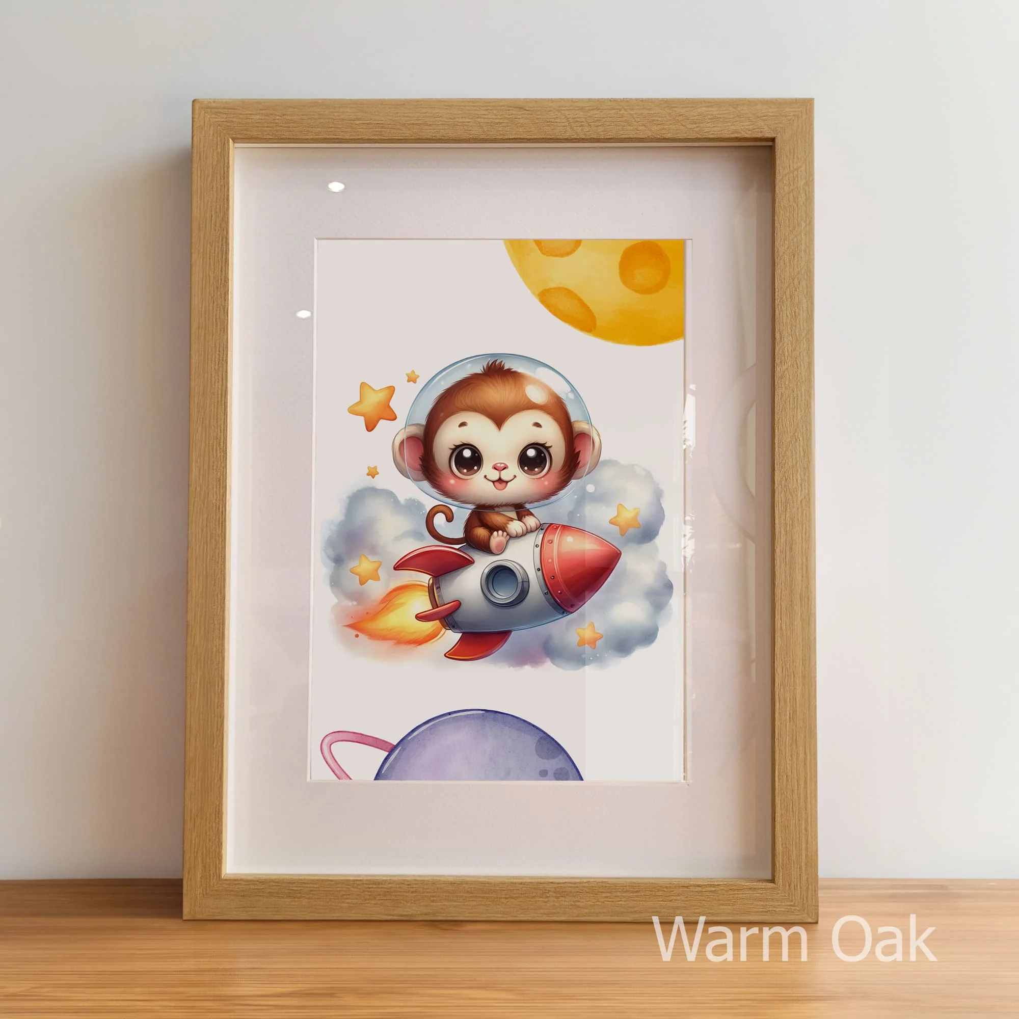 Fun Astronaut Print Set | Personalised Nursery Prints Set of 3 - Image 7