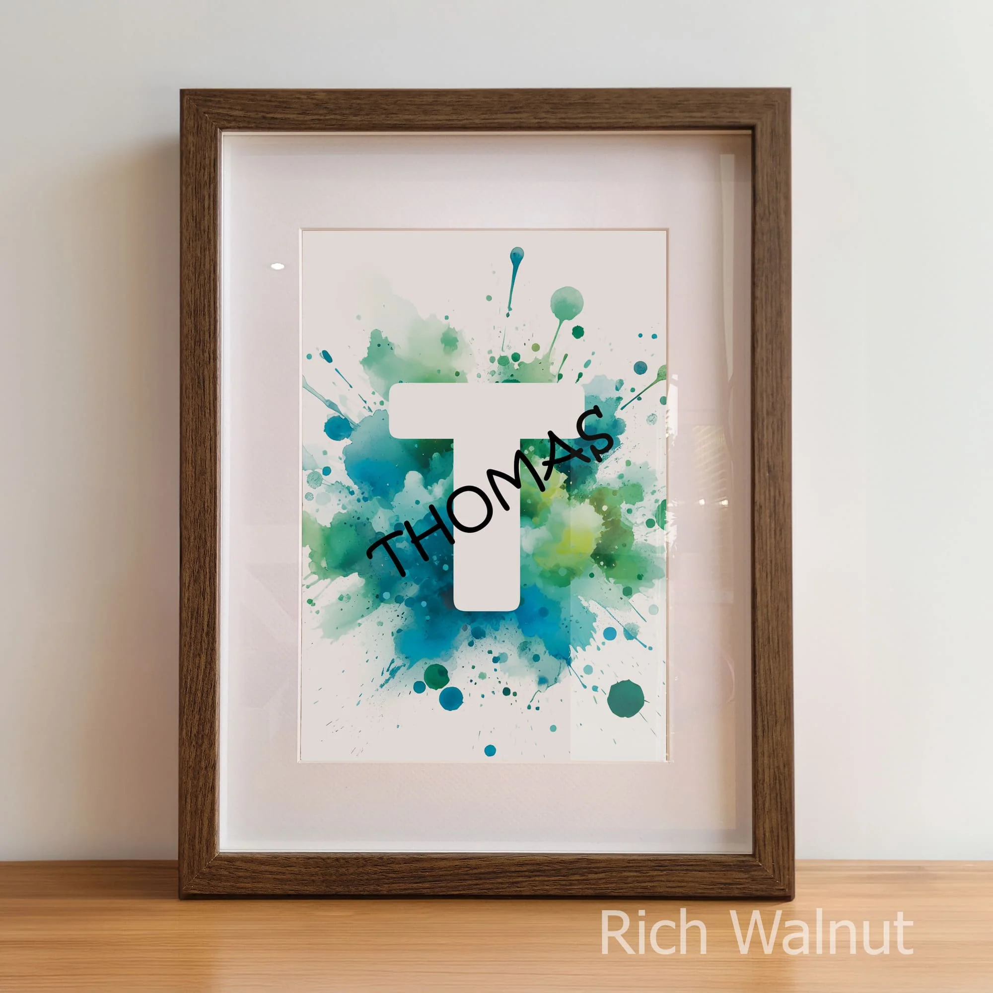Green Dinosaur Trio | Personalised Nursery Art Set of 3 - Image 5