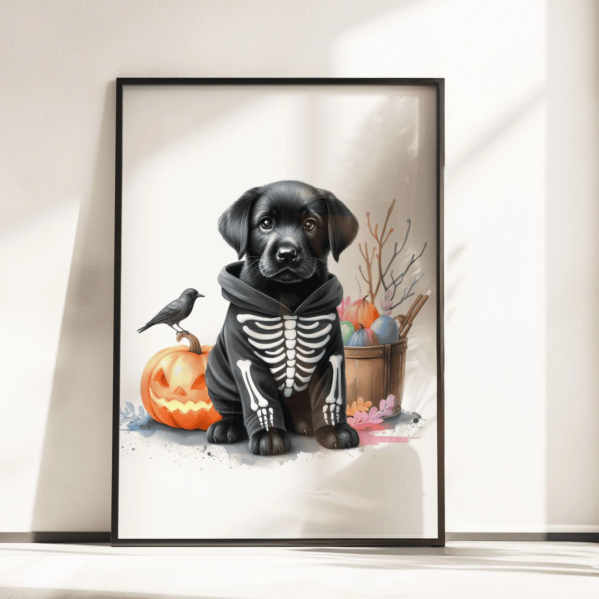 Halloween Puppy Childrens Wall Art Set - Image 3