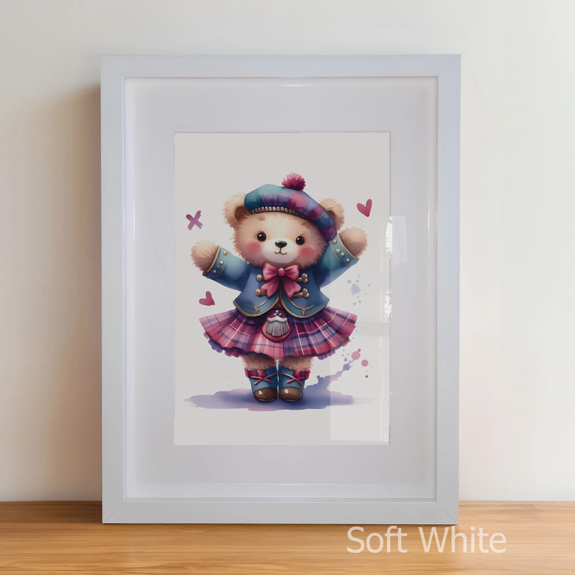 Highland Dancer Art Set | Personalised Nursery Prints Set of 3 - Image 7