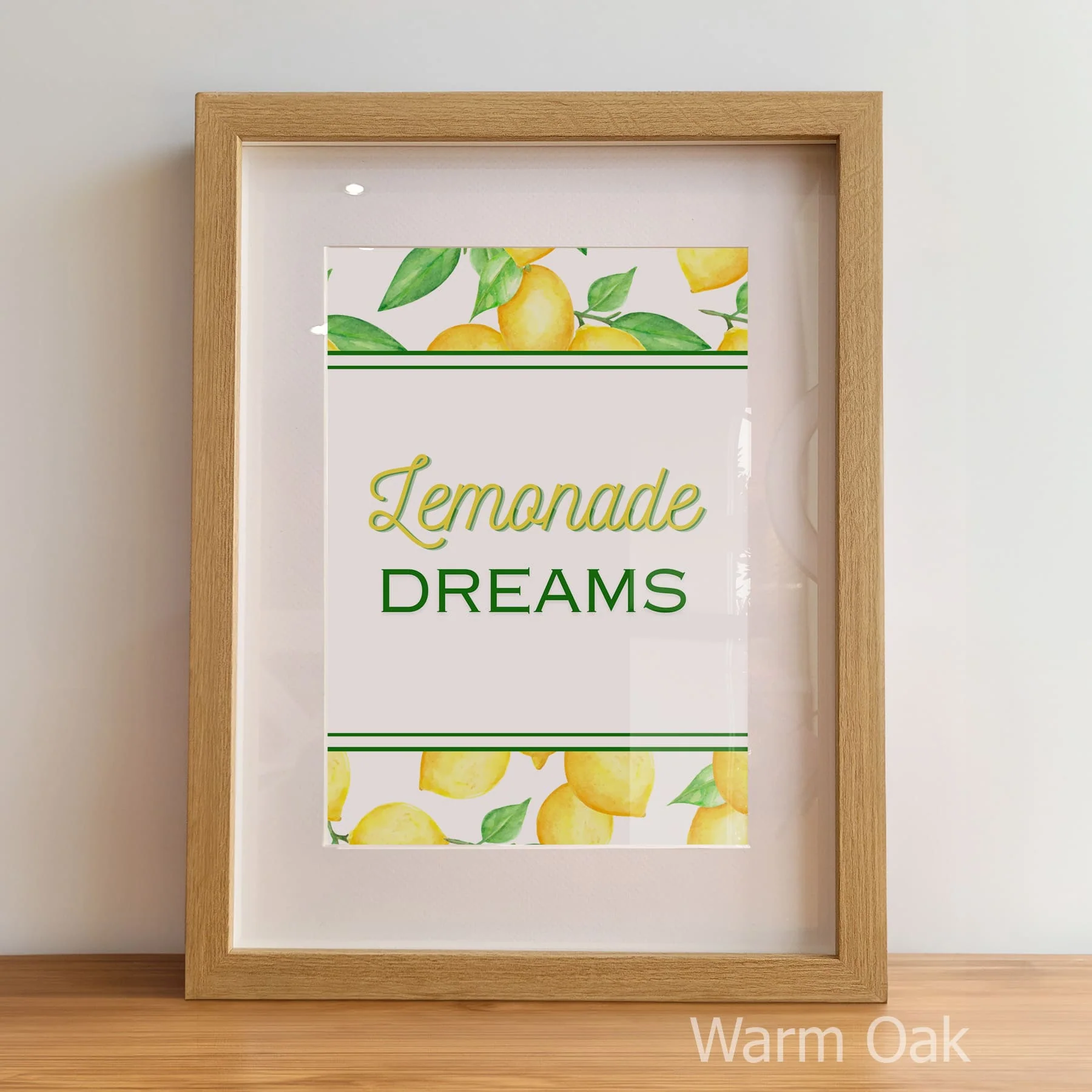 “Lemonade Dreams” Theme | Personalised Nursery Art Set of 3 - Image 4