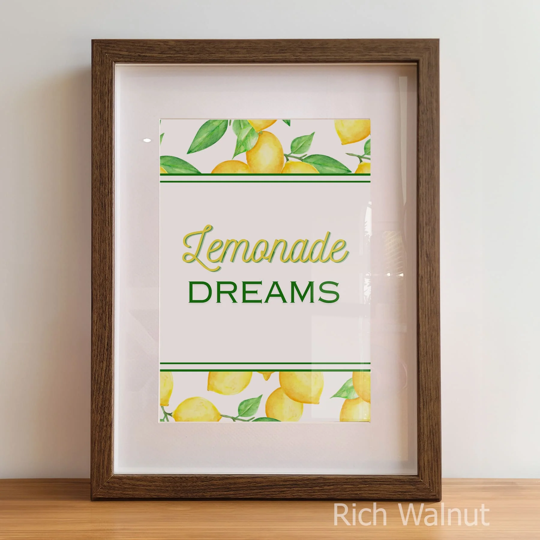 “Lemonade Dreams” Theme | Personalised Nursery Art Set of 3 - Image 6