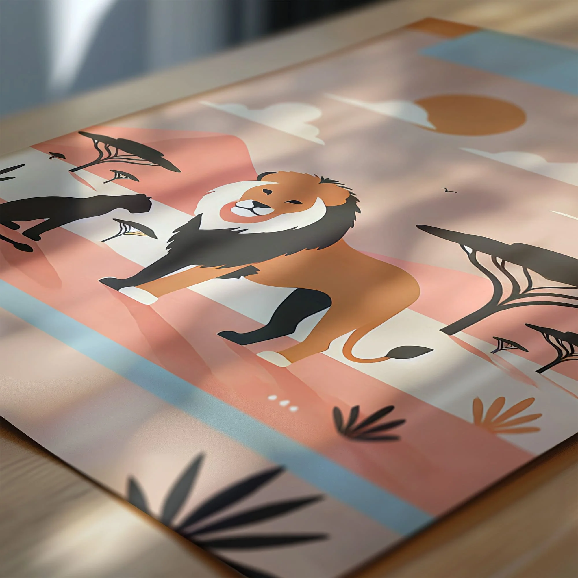 Modern Boho Safari Prints Set of 3 | Children's Wall Art - Image 4