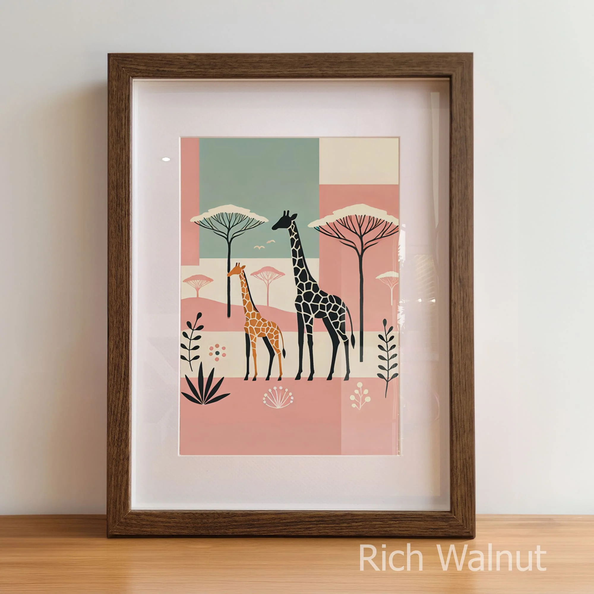 Modern Boho Safari Prints Set of 3 | Children's Wall Art - Image 5