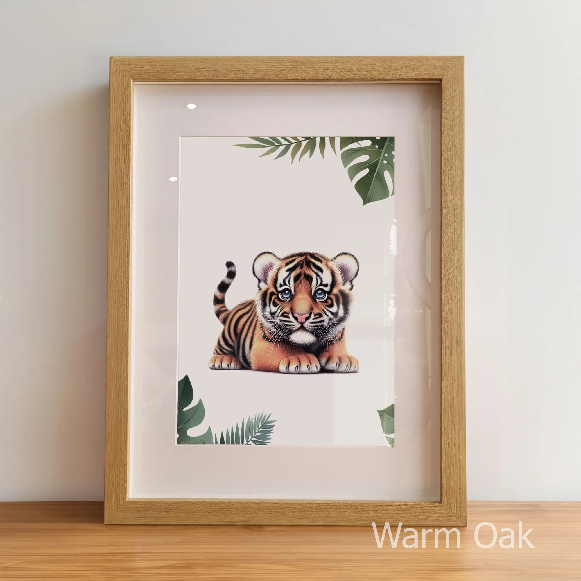 Big Cat Cub Trio | Personalised Nursery Art Set of 3 - Image 6