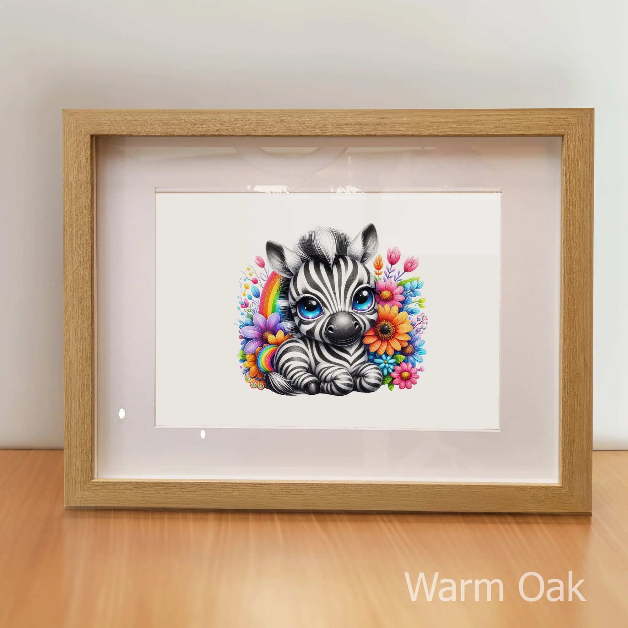 Rainbow Animal Duo | Nursery Wall Art - Image 3