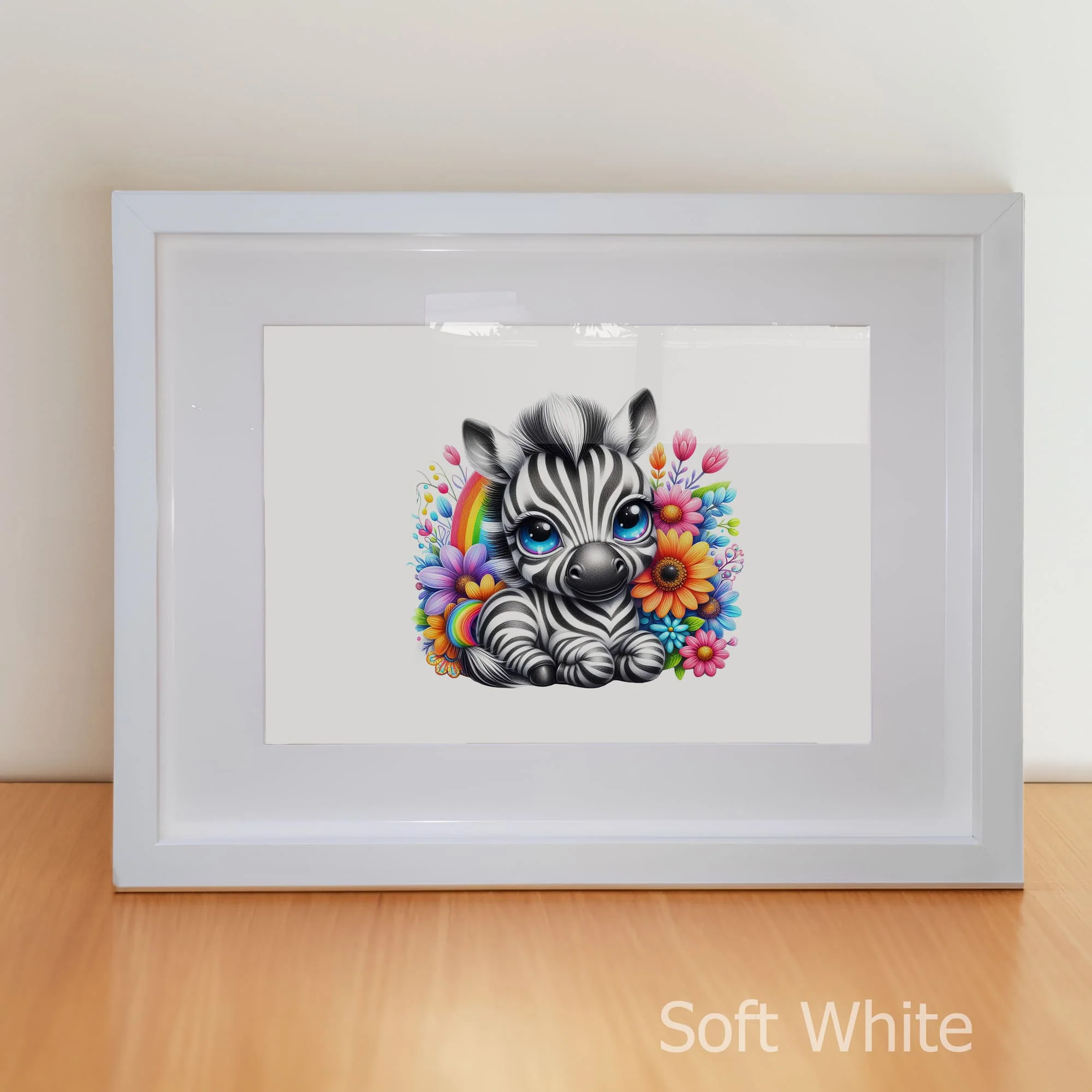 Rainbow Animal Duo | Nursery Wall Art - Image 5
