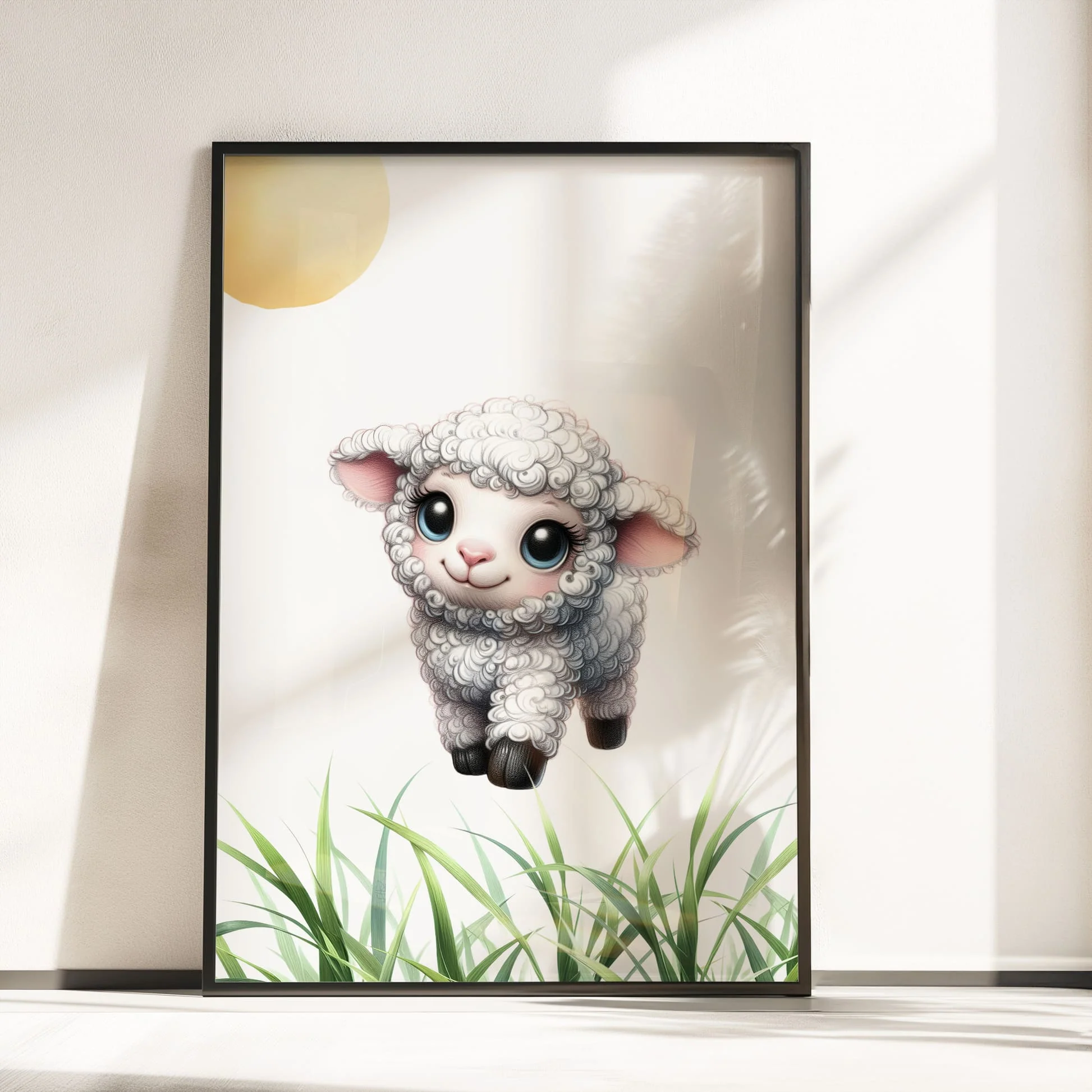 Baby Farm Animals | Set of 3 Personalised Children's Wall Art - Image 3