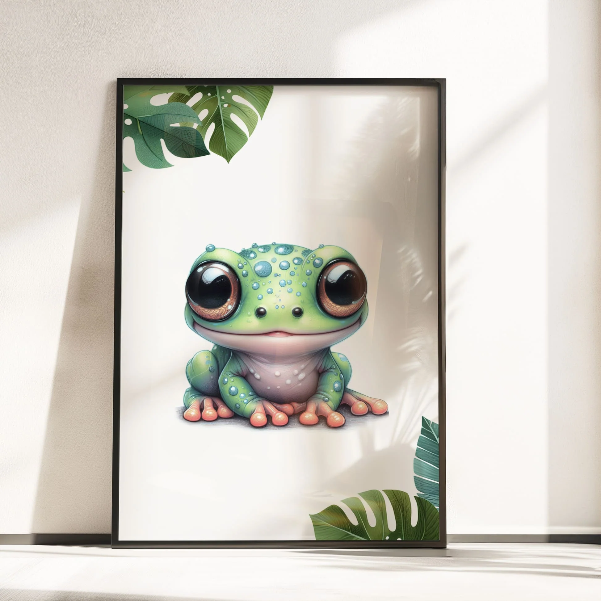 Cute Reptile Print Set of 3 | Personalised Nursery Prints - Image 3
