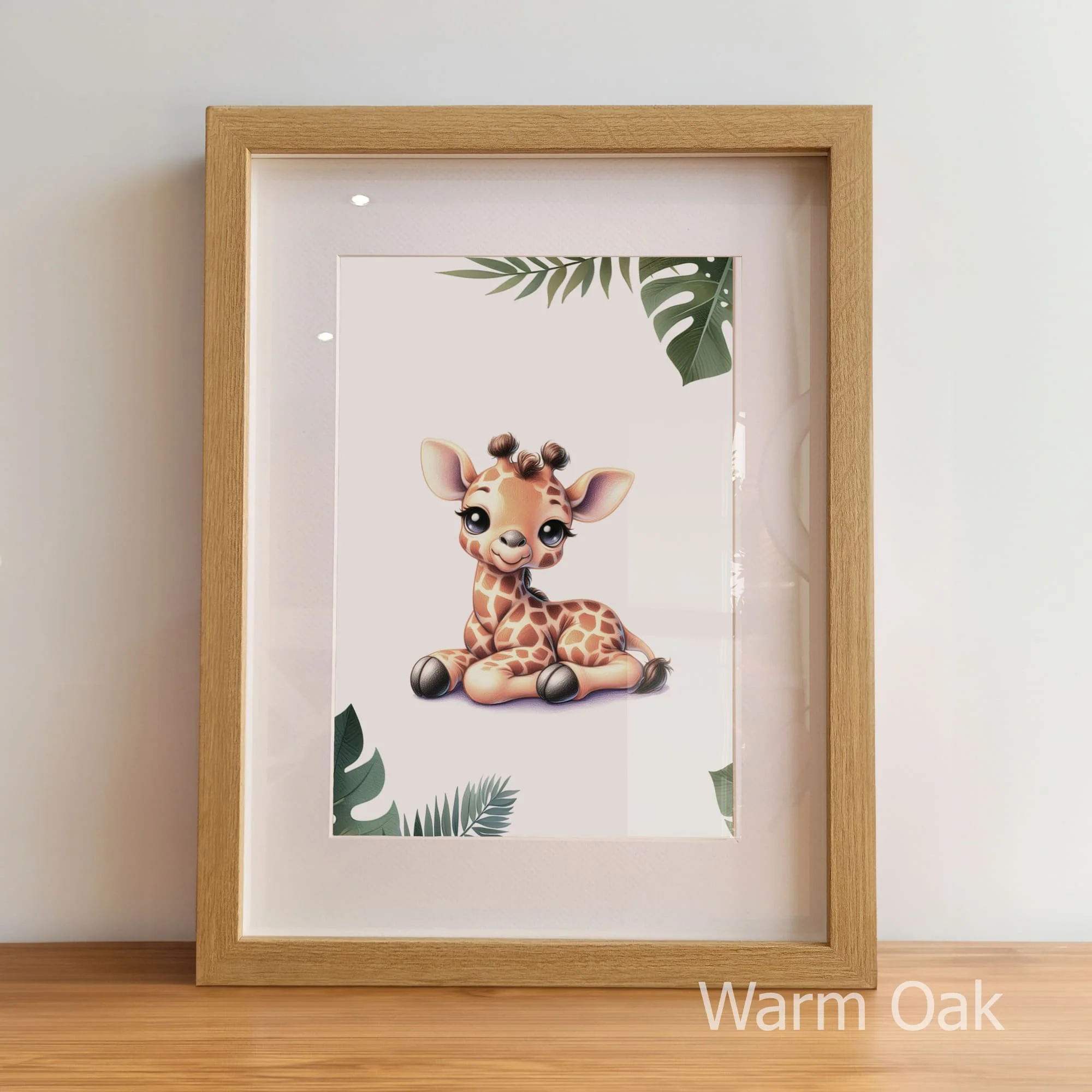 Safari Animals Art Set | Set of 3 Personalised Nursery Prints - Image 6