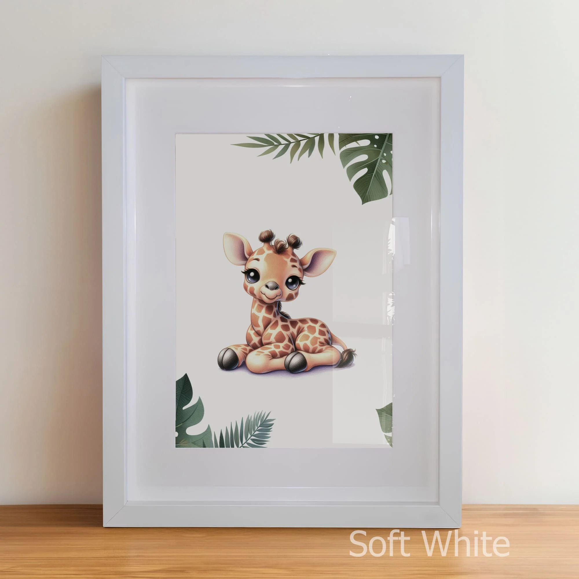 Safari Animals Art Set | Set of 3 Personalised Nursery Prints - Image 7