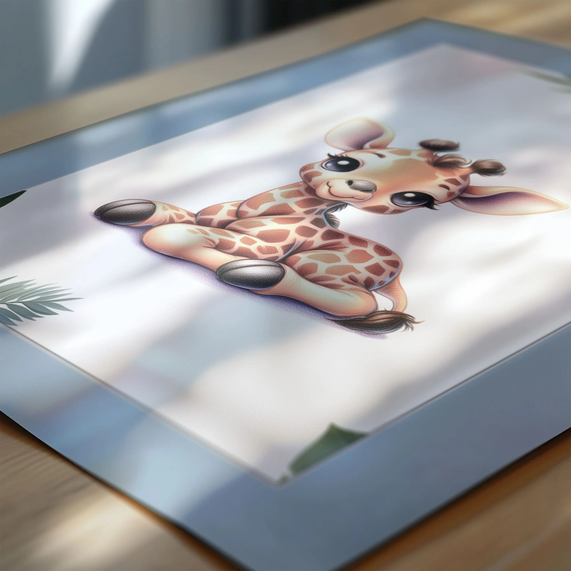 Safari Animals Art Set | Set of 3 Personalised Nursery Prints - Image 8