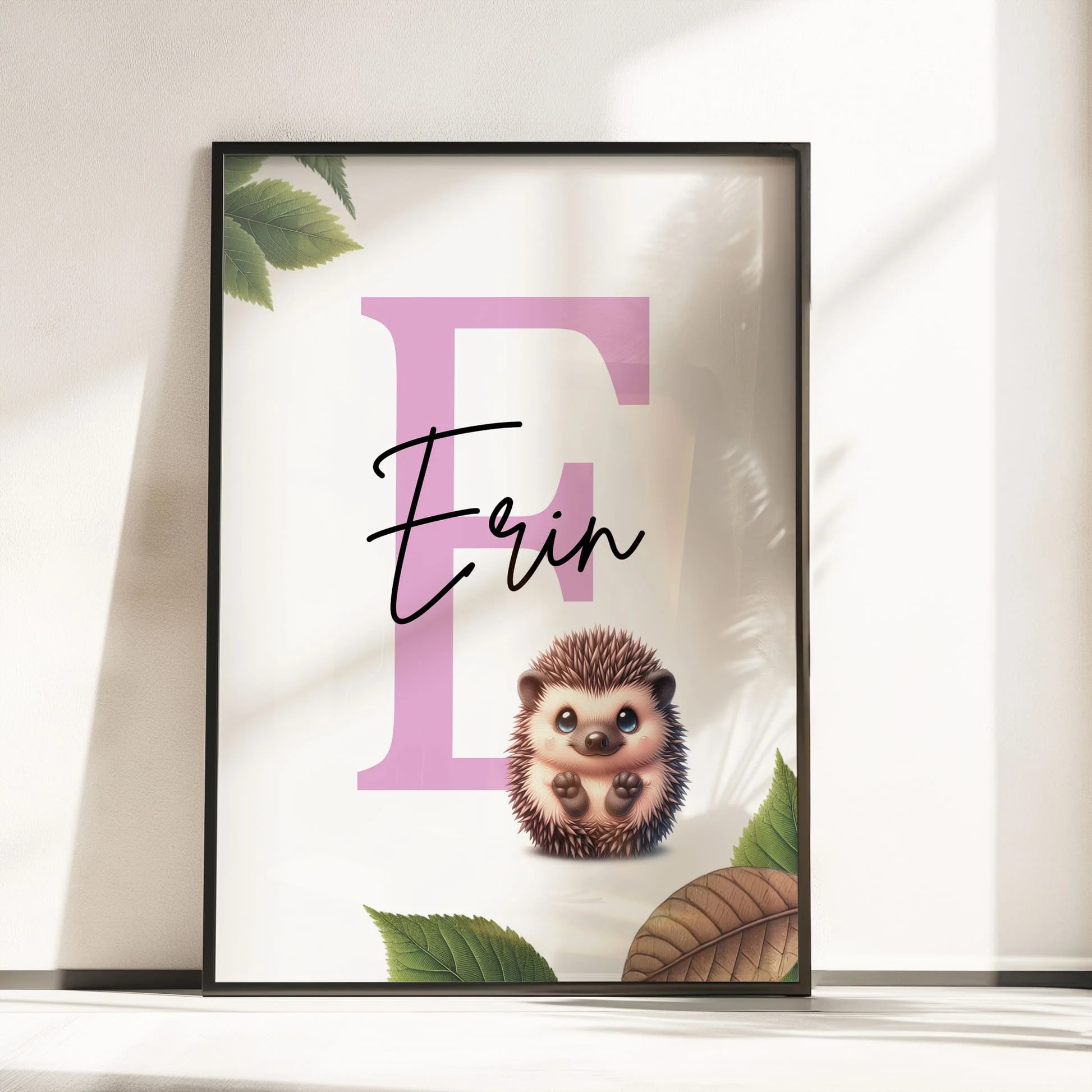 Woodland Animal Art Set | Personalised Nursery Prints Set of 3 - Image 4