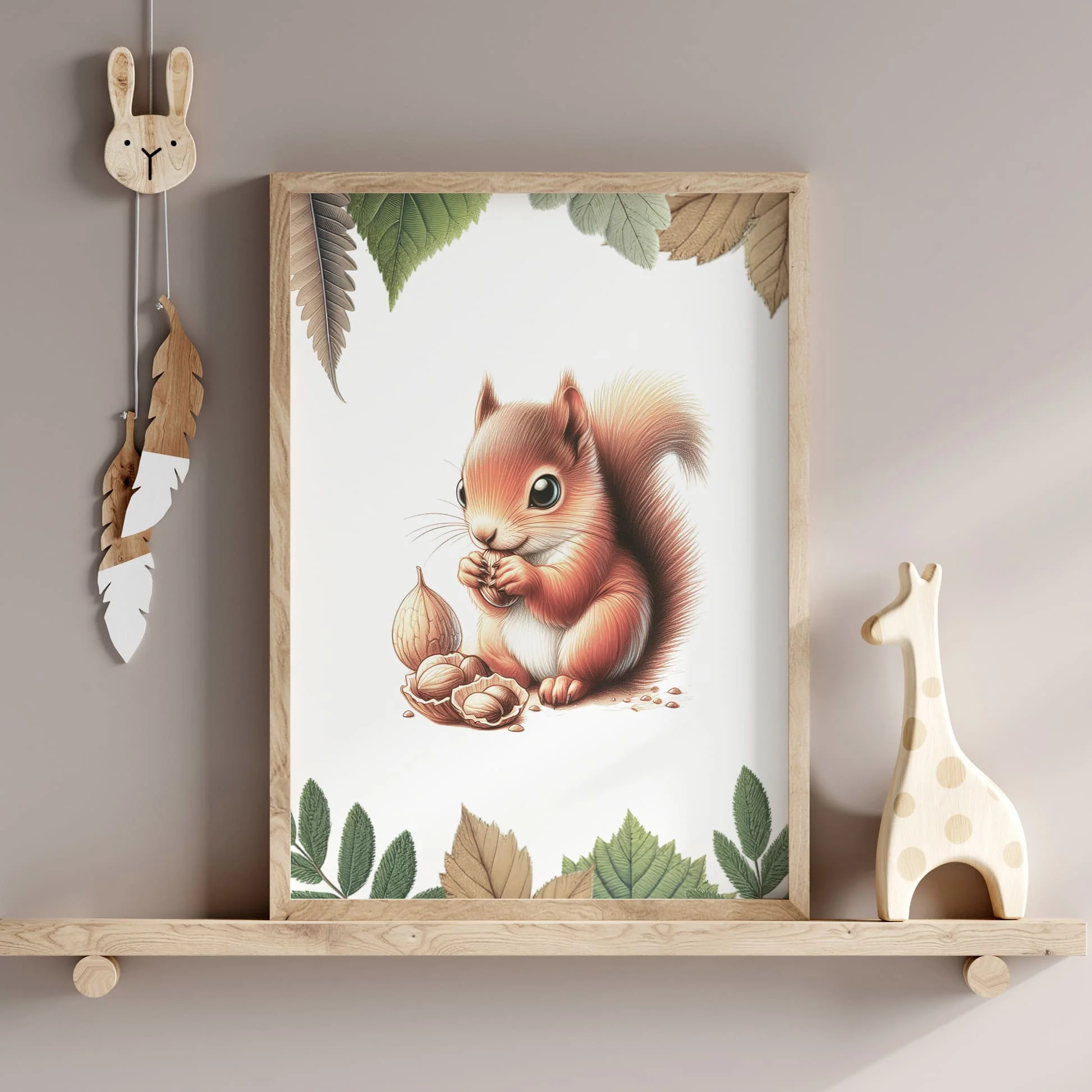 Woodland Creatures Collection | Children's Wall Art - Image 2