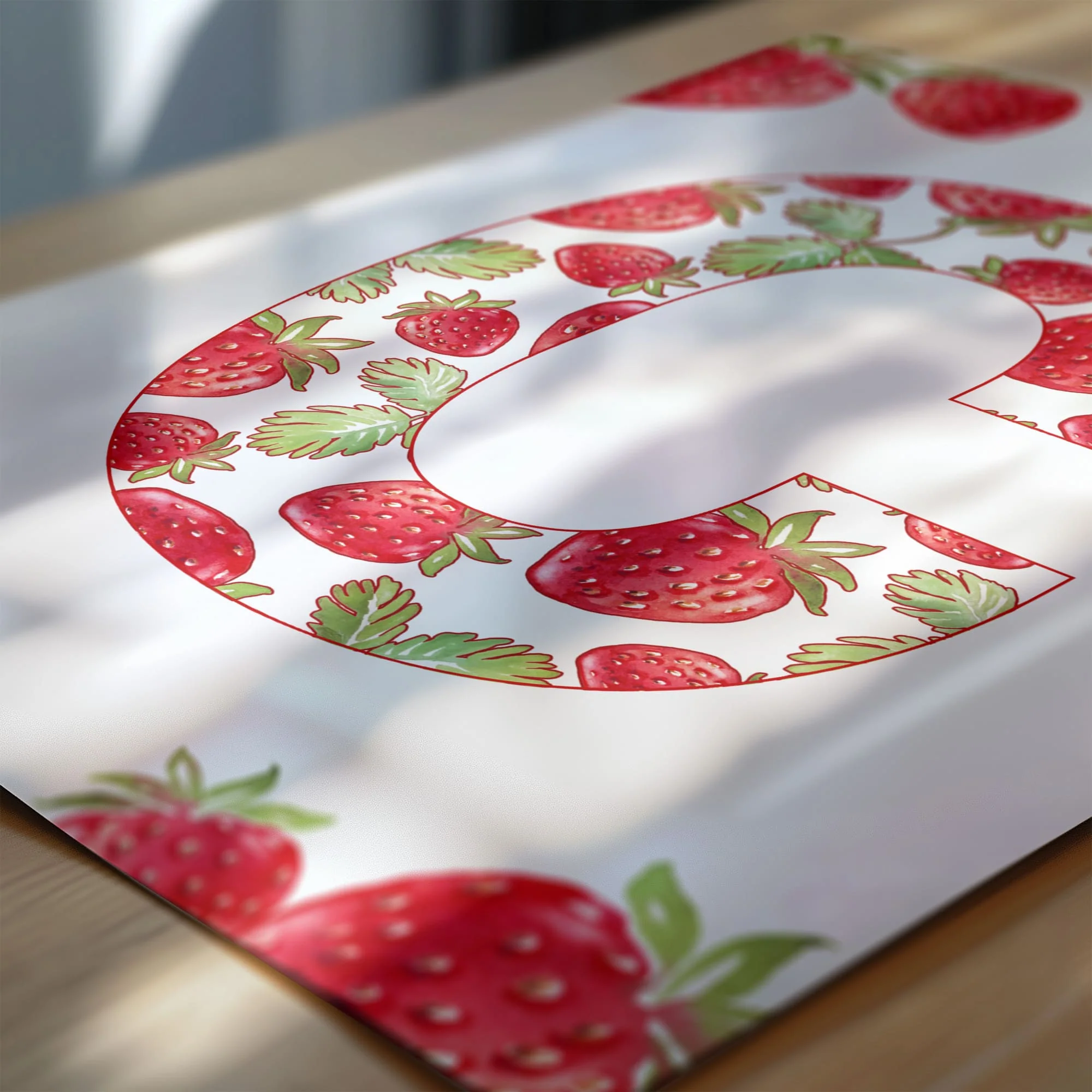 Sweet Strawberry Nursery Print Set | Set of 3 Nursery Wall Art - Image 3