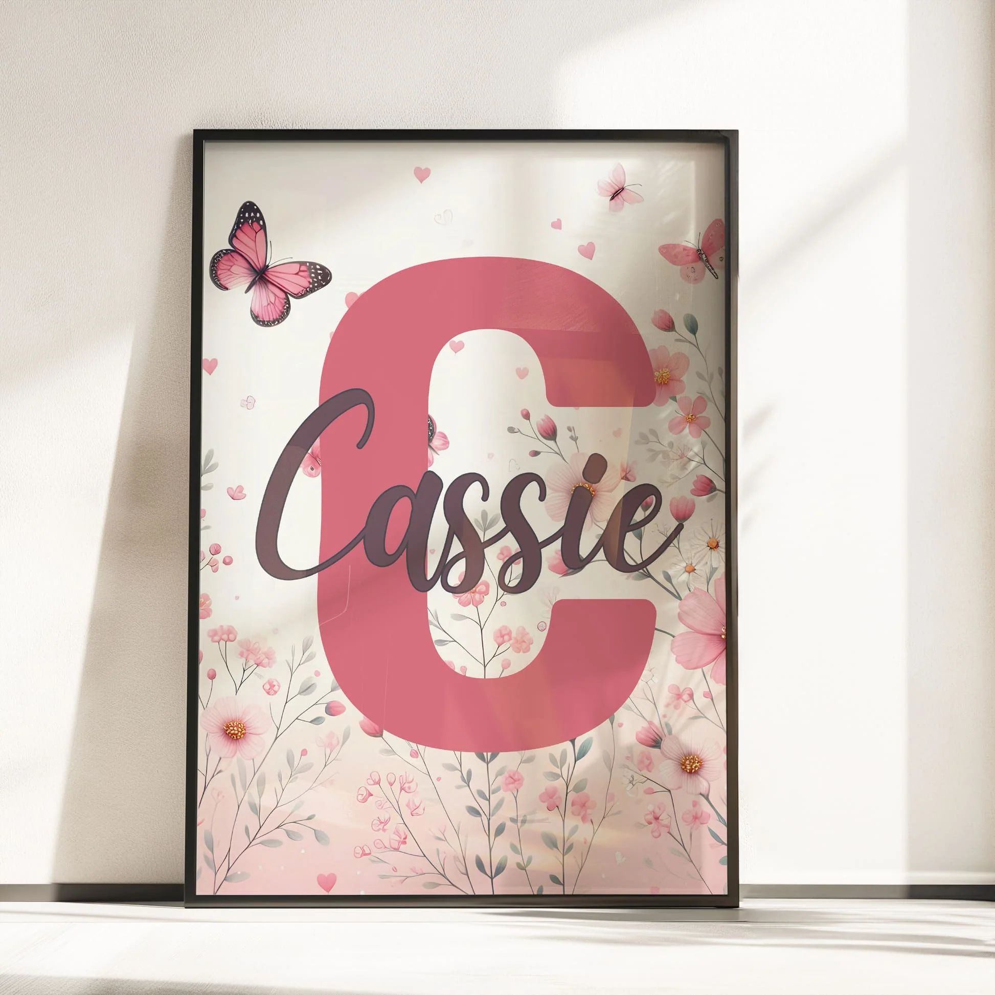 Pink Ballerina Set | Set of 3 Personalised Nursery Prints - Image 4