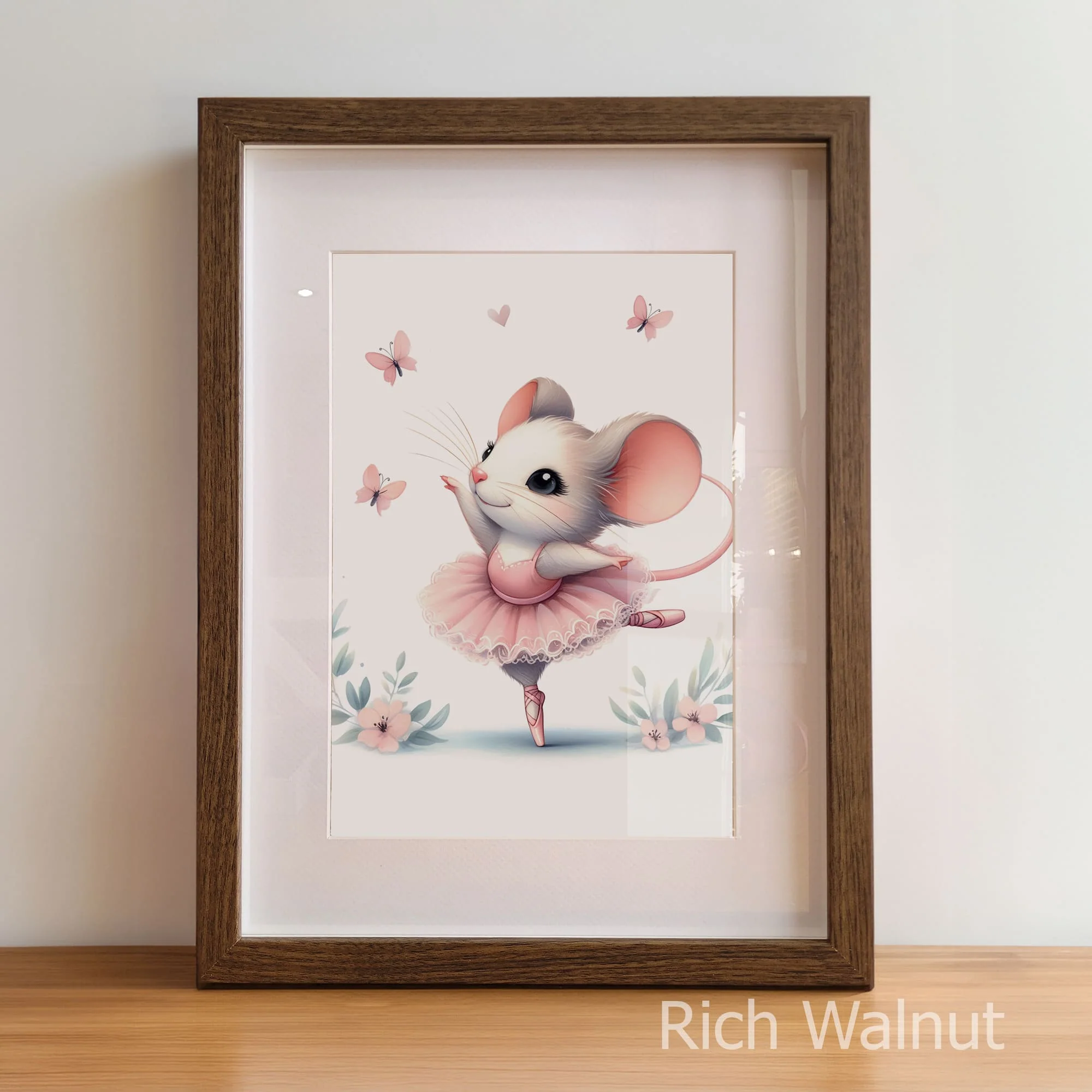 Pink Ballerina Set | Set of 3 Personalised Nursery Prints - Image 5