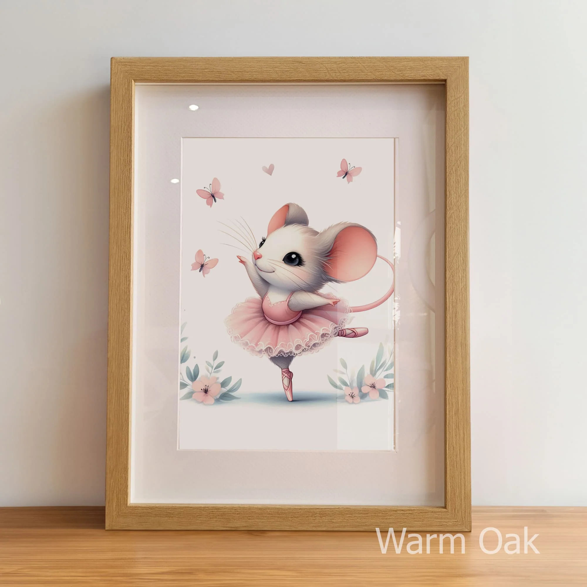 Pink Ballerina Set | Set of 3 Personalised Nursery Prints - Image 6