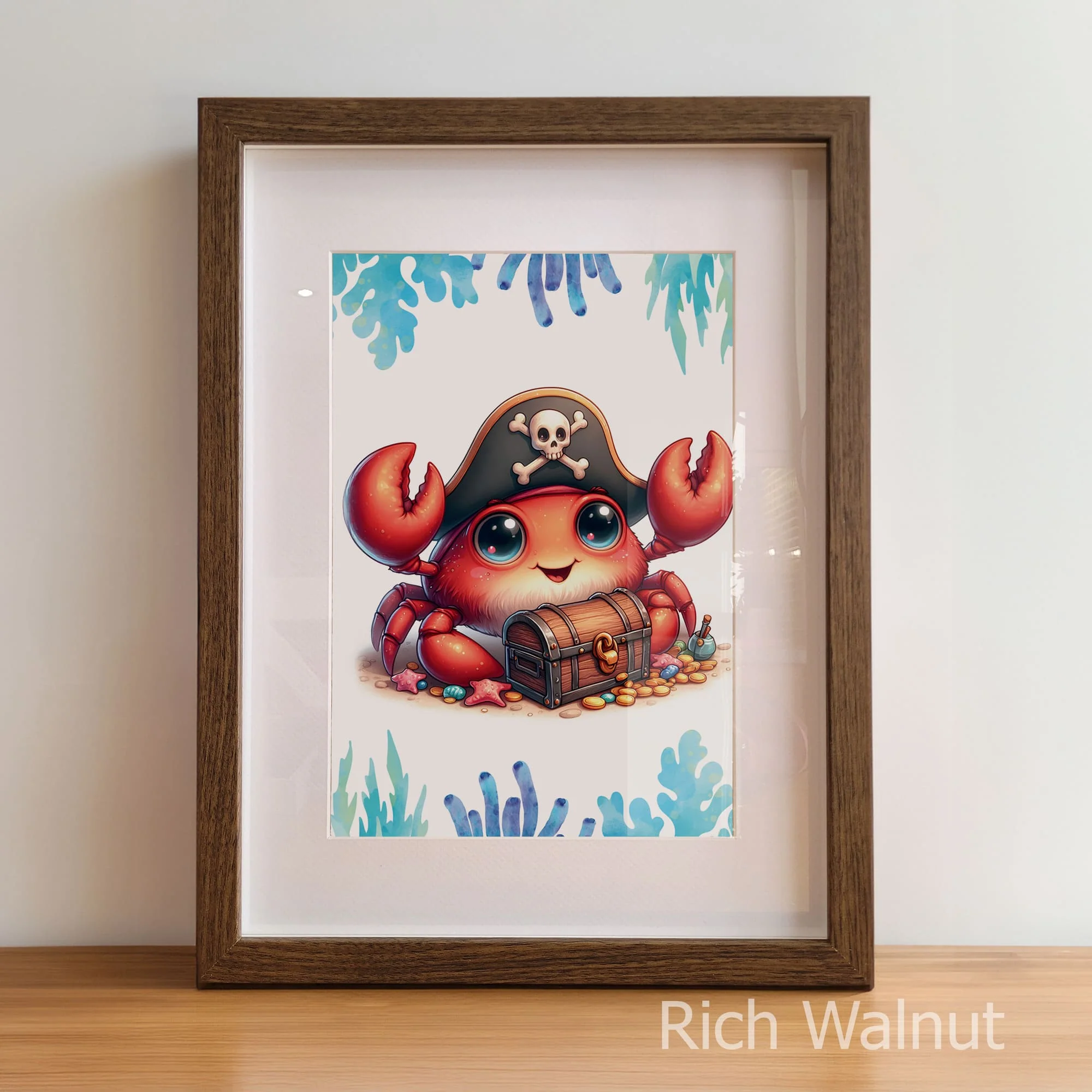 Pirate Adventure Set | Personalised Nursery Prints Set of 3 - Image 6