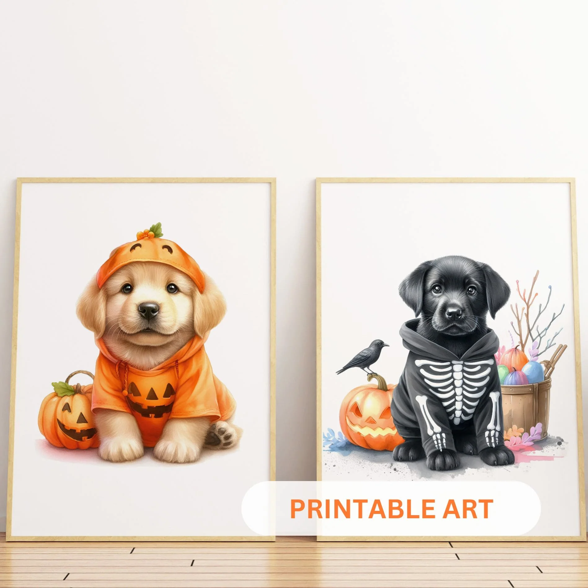 Printable Halloween Children's Decor - Paw-sitively Spooky - Image 4