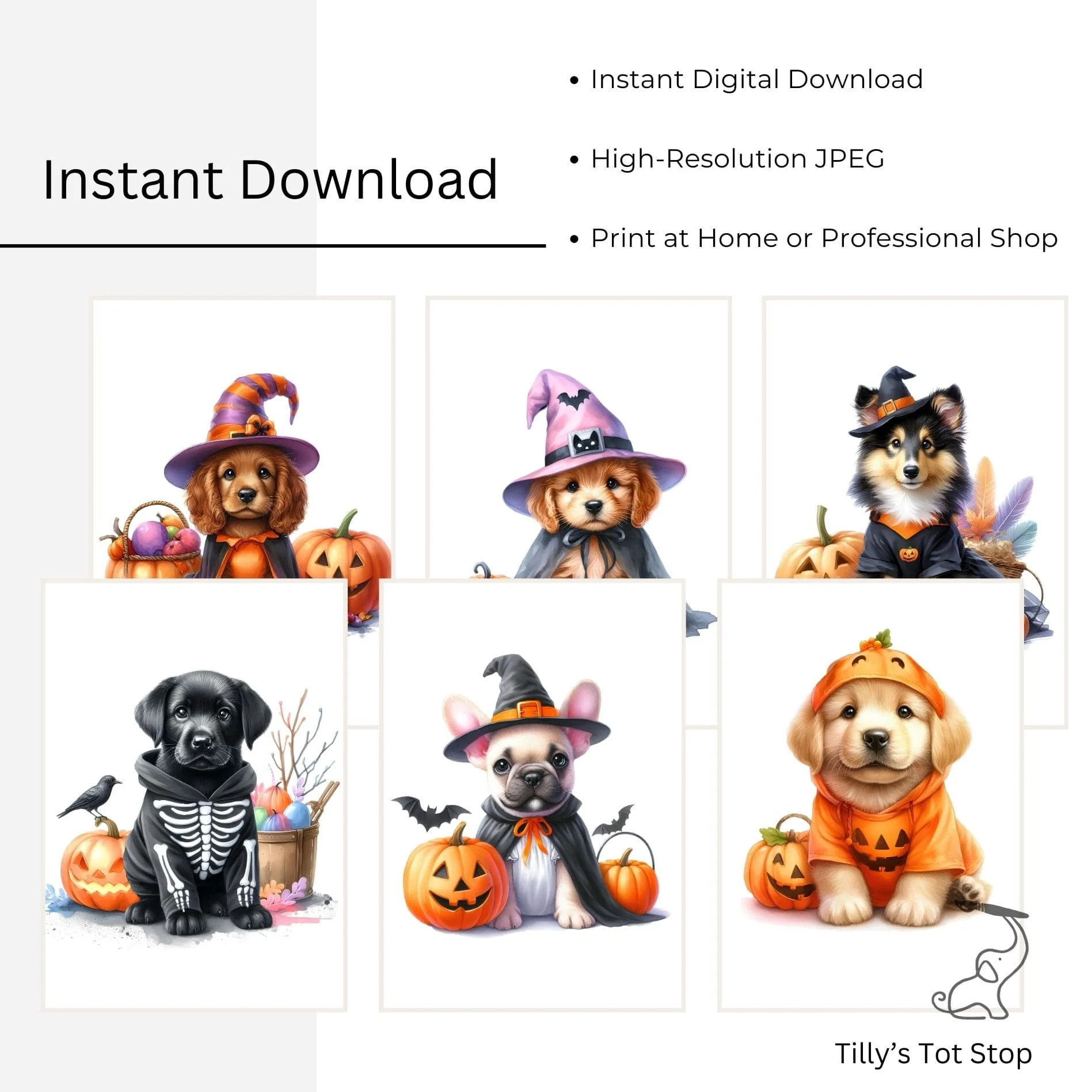 Printable Halloween Children's Decor - Paw-sitively Spooky - Image 5