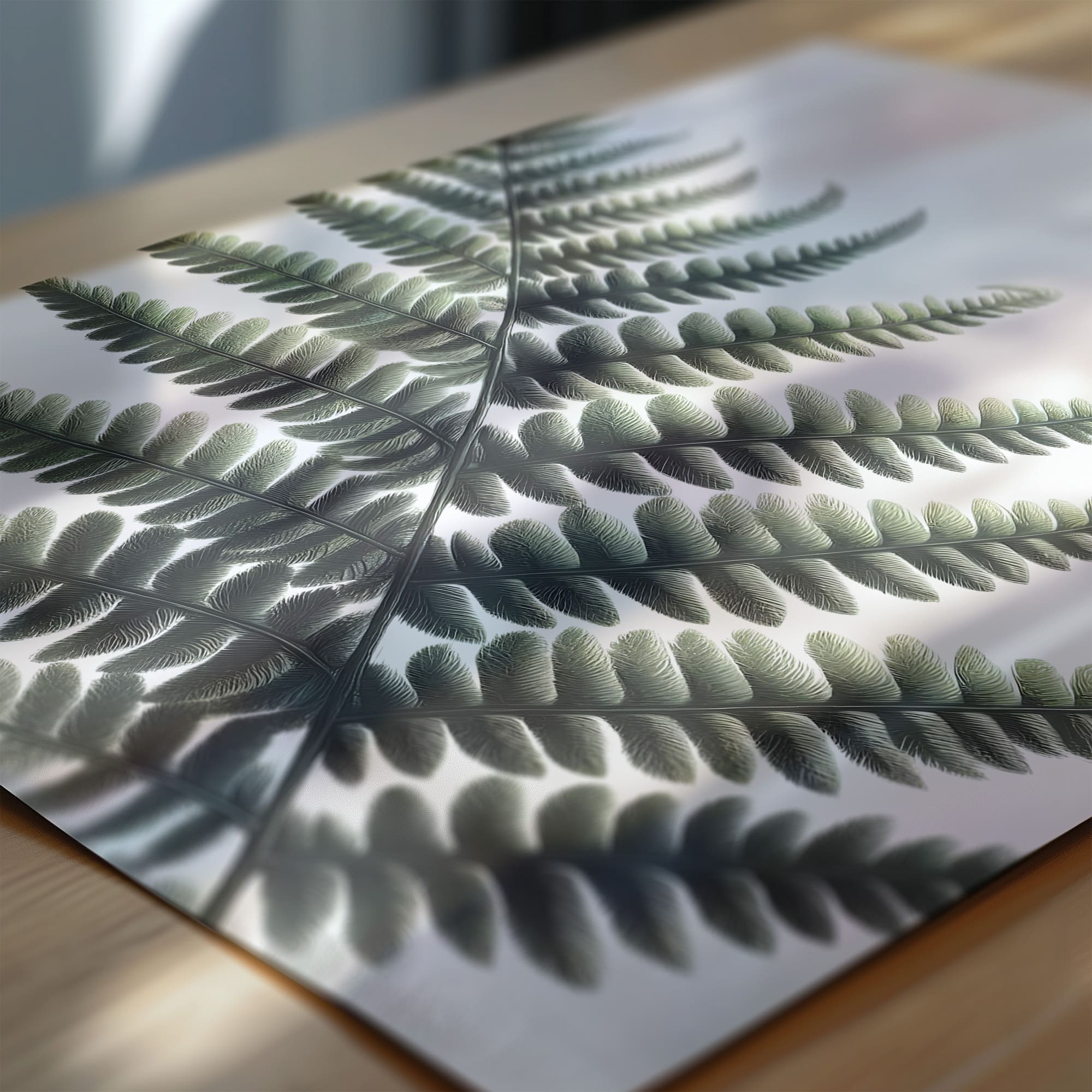 Soft-Toned Greenery Trio | Muted Fern, Eucalyptus & Palm Prints - Image 4