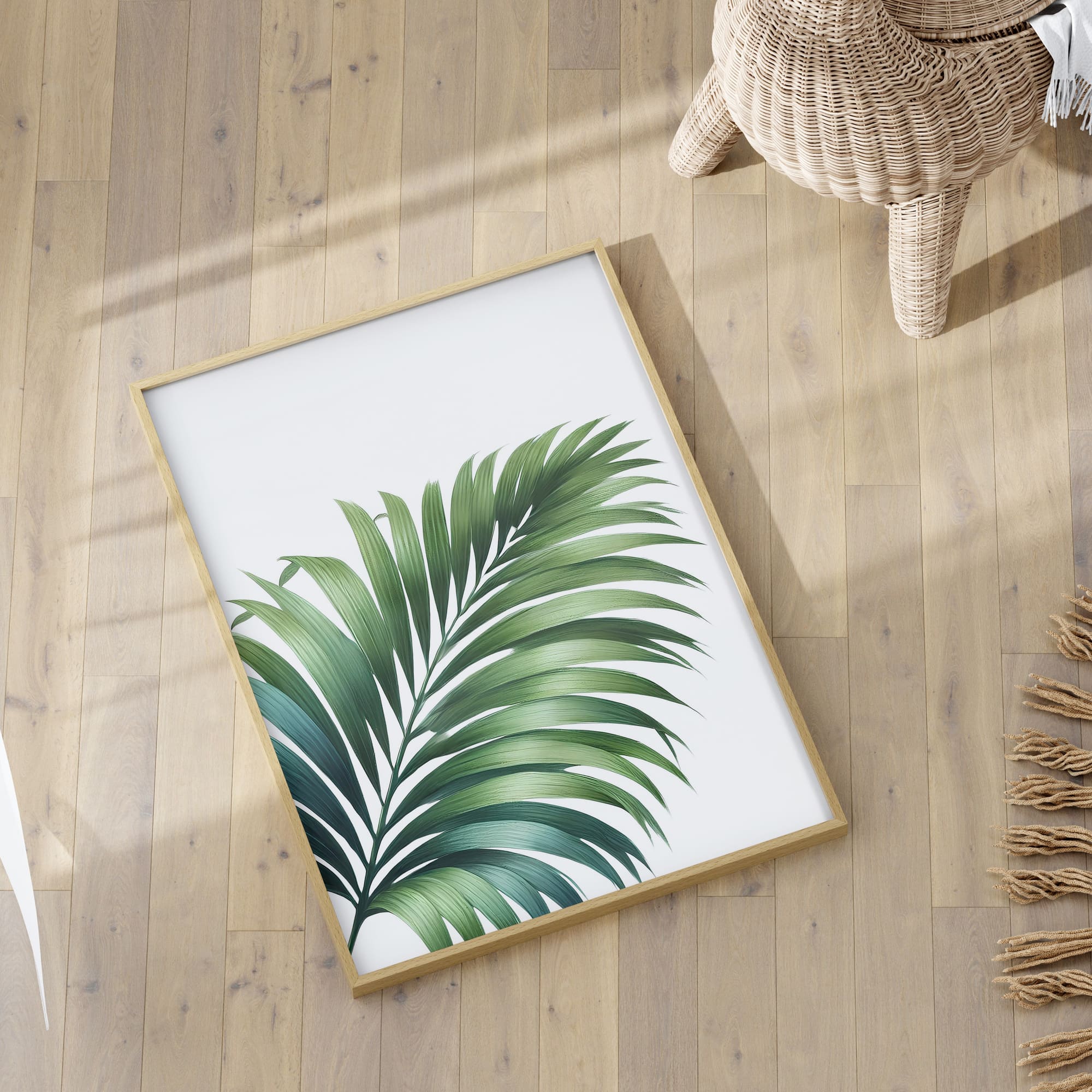 Tropical Minimalist Trio | Relaxing Nursery Decor Set of 3 - Image 3