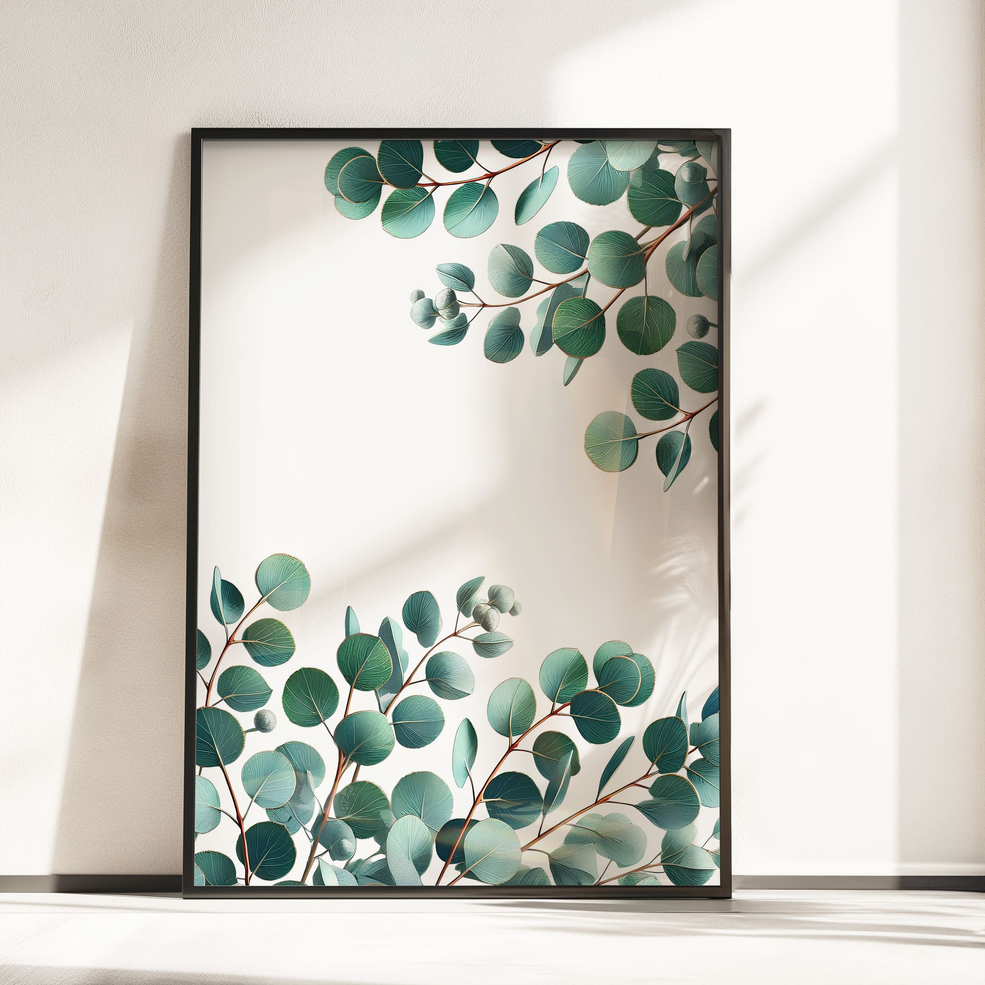 Vibrant Greenery Trio | Fern, Eucalyptus & Palm Leaf Prints - Image 4