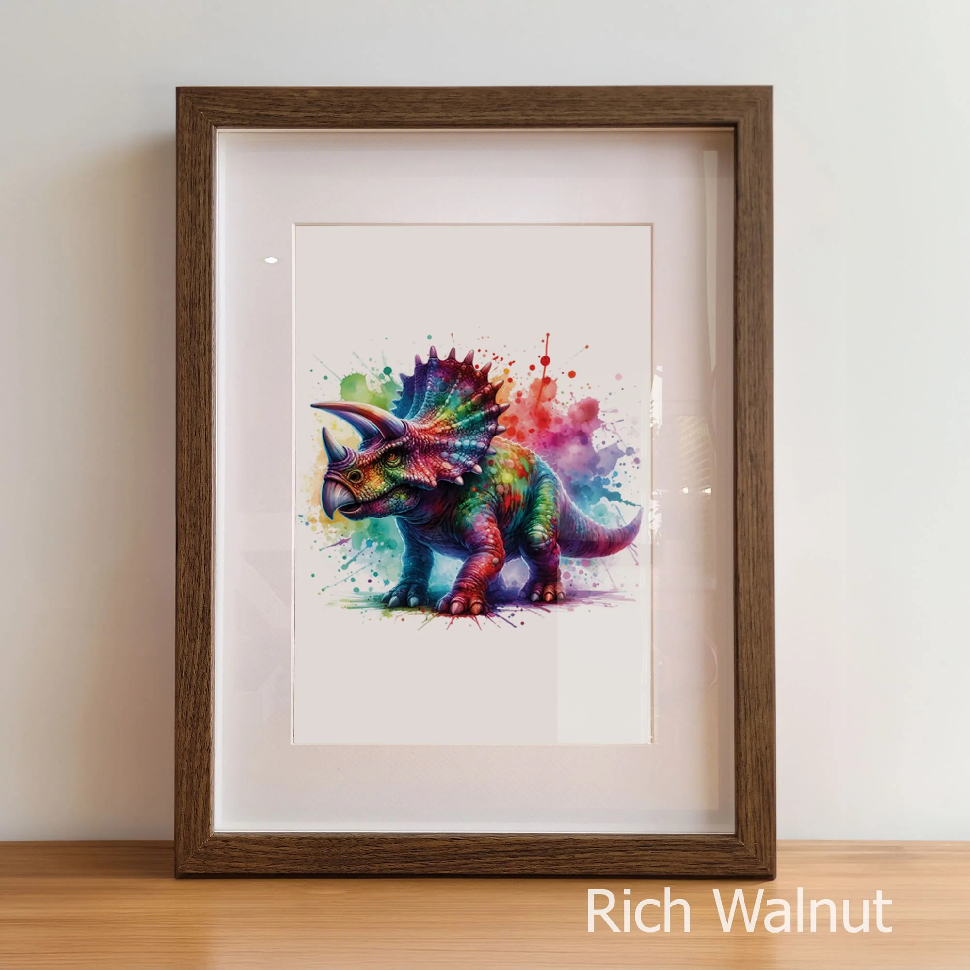 Bold & Vibrant Dinosaur Set | Set of 3 Personalised Nursery Art - Image 6